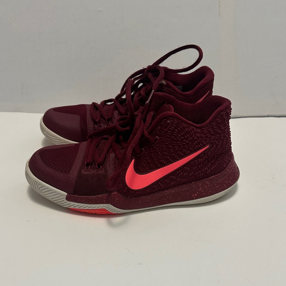 4Y kids shoes | Nike Burgundy and Neon Pink High-Tops